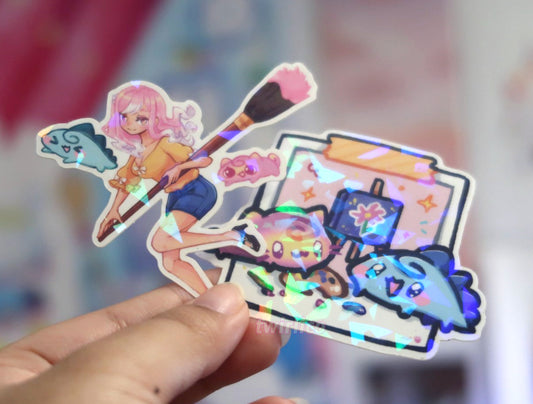twirlibrush + twinnie's painting set