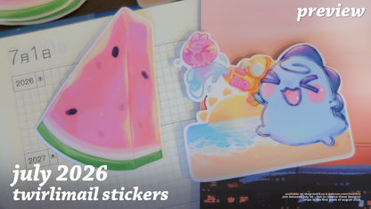 💌 twirlimail - sticker club ✨