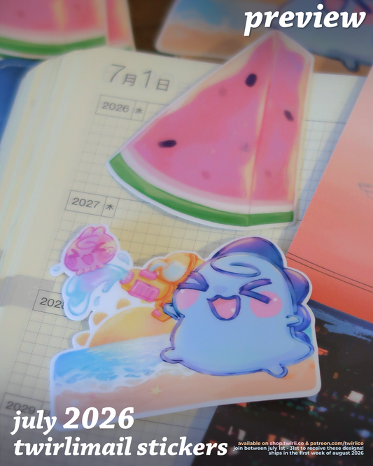 💌 twirlimail - sticker club ✨