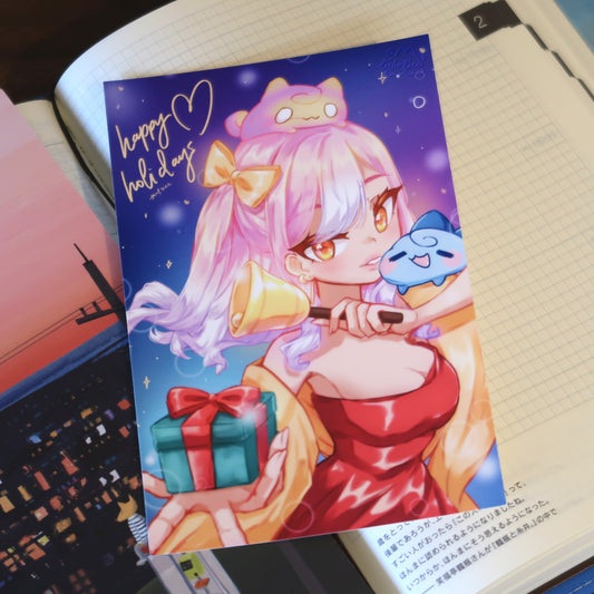 happy holidays print 2022