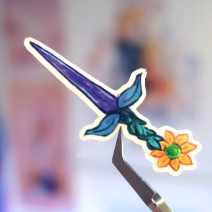 twirli & sunflower crystal dagger 🌻