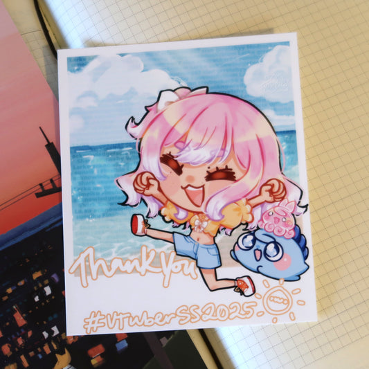 #VTuberSS2025 polaroid print 🌞